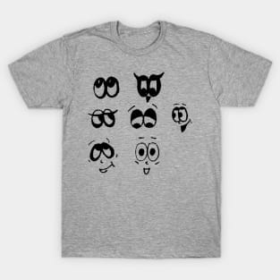 Funny design of eyes T-Shirt